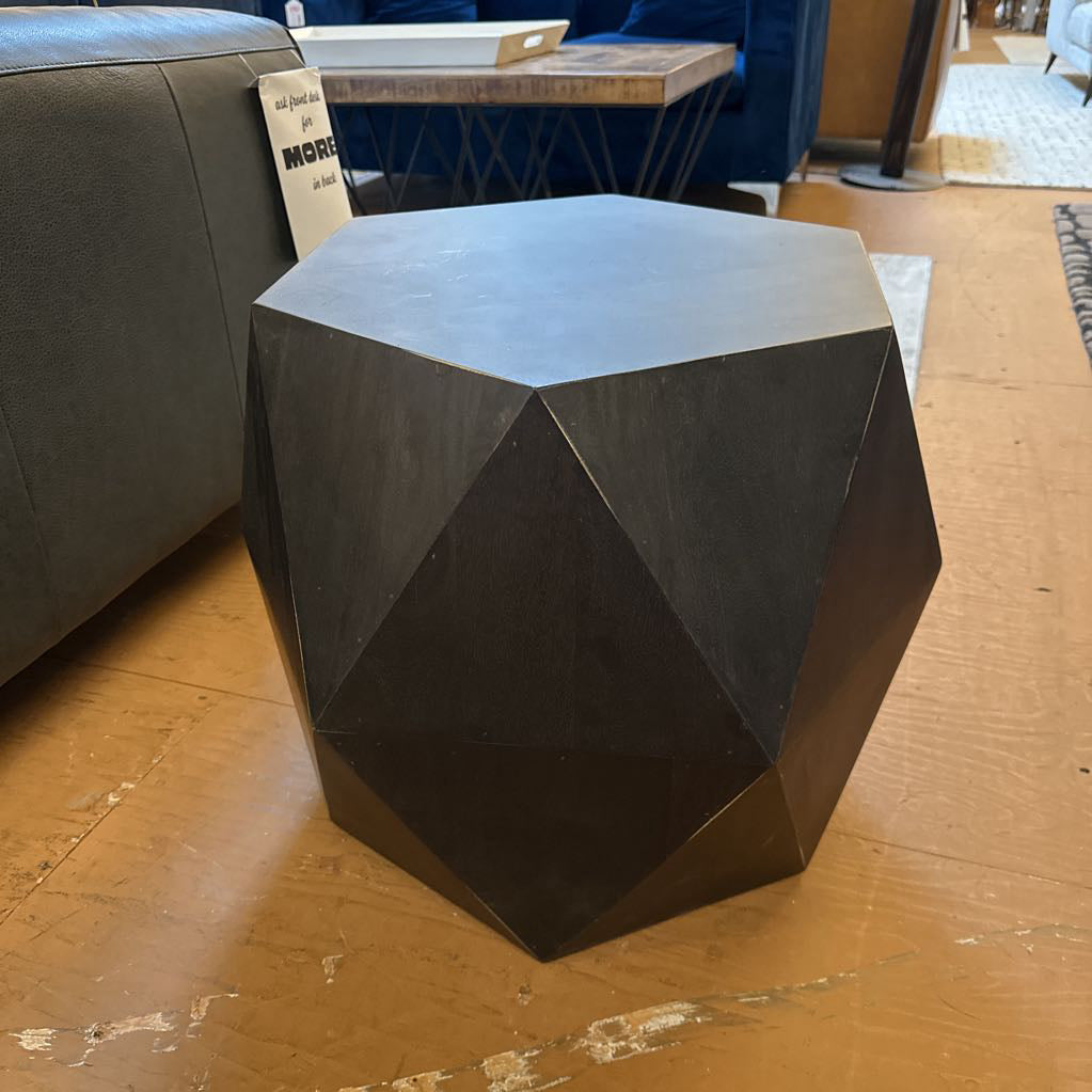 Dark Hexagon Side Table C SIDE TABLES