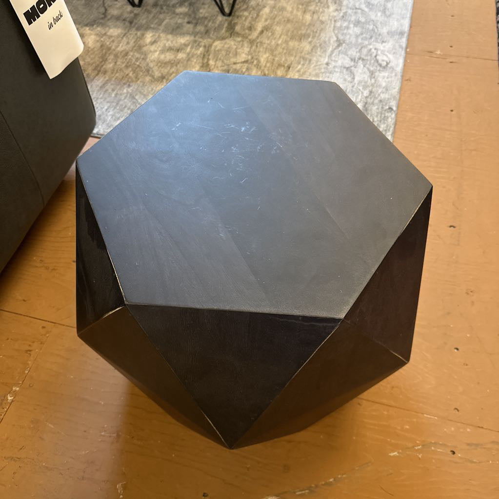 Dark Hexagon Side Table C SIDE TABLES