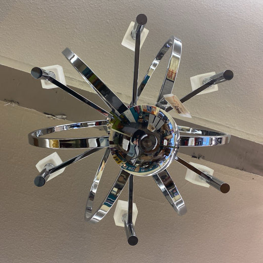 6 Frosted Lamp Chandelier