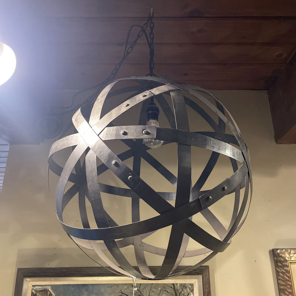 Brass Barrel Pendant Large LAMPS