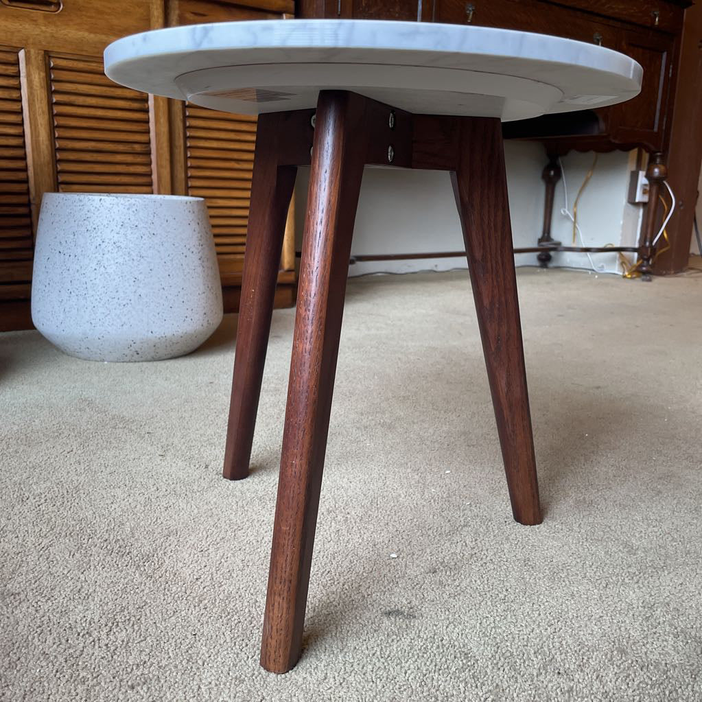 Marble Round Side Table C SIDE TABLES