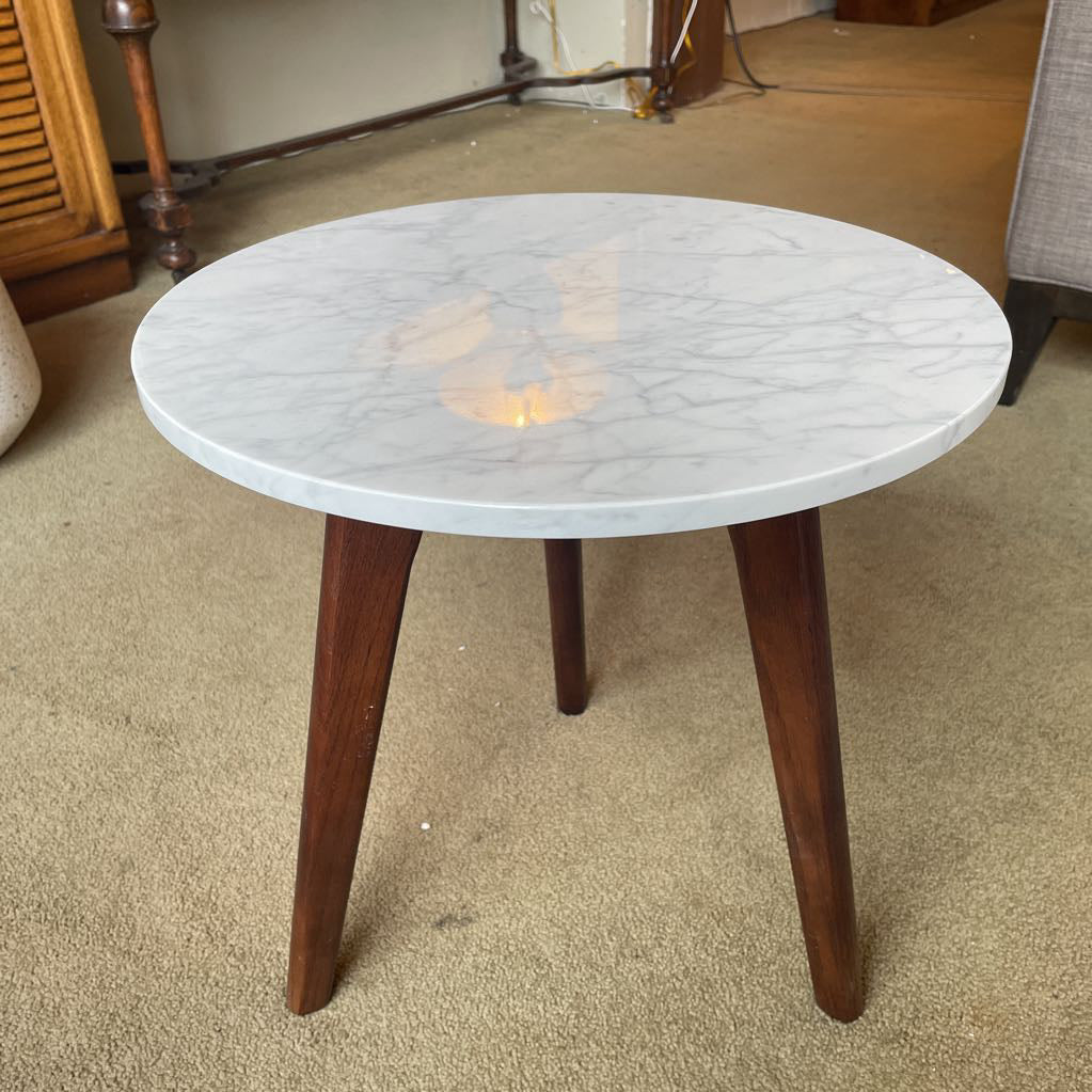 Marble Round Side Table C SIDE TABLES