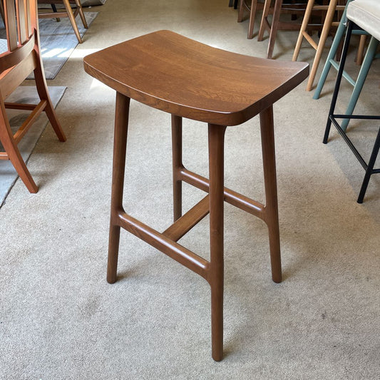 Matte Walnut Stool