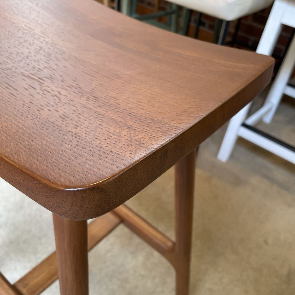 Matte Walnut Stool