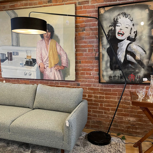 Mod Black Arc Floor Lamp