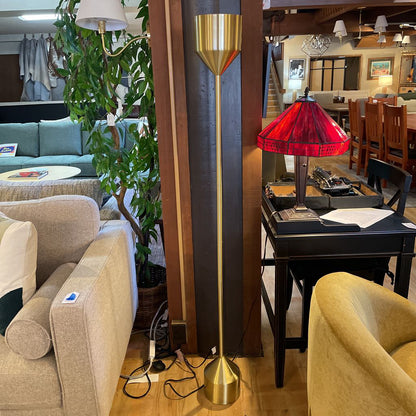 Brass Barbell Floor Lamp LAMPS