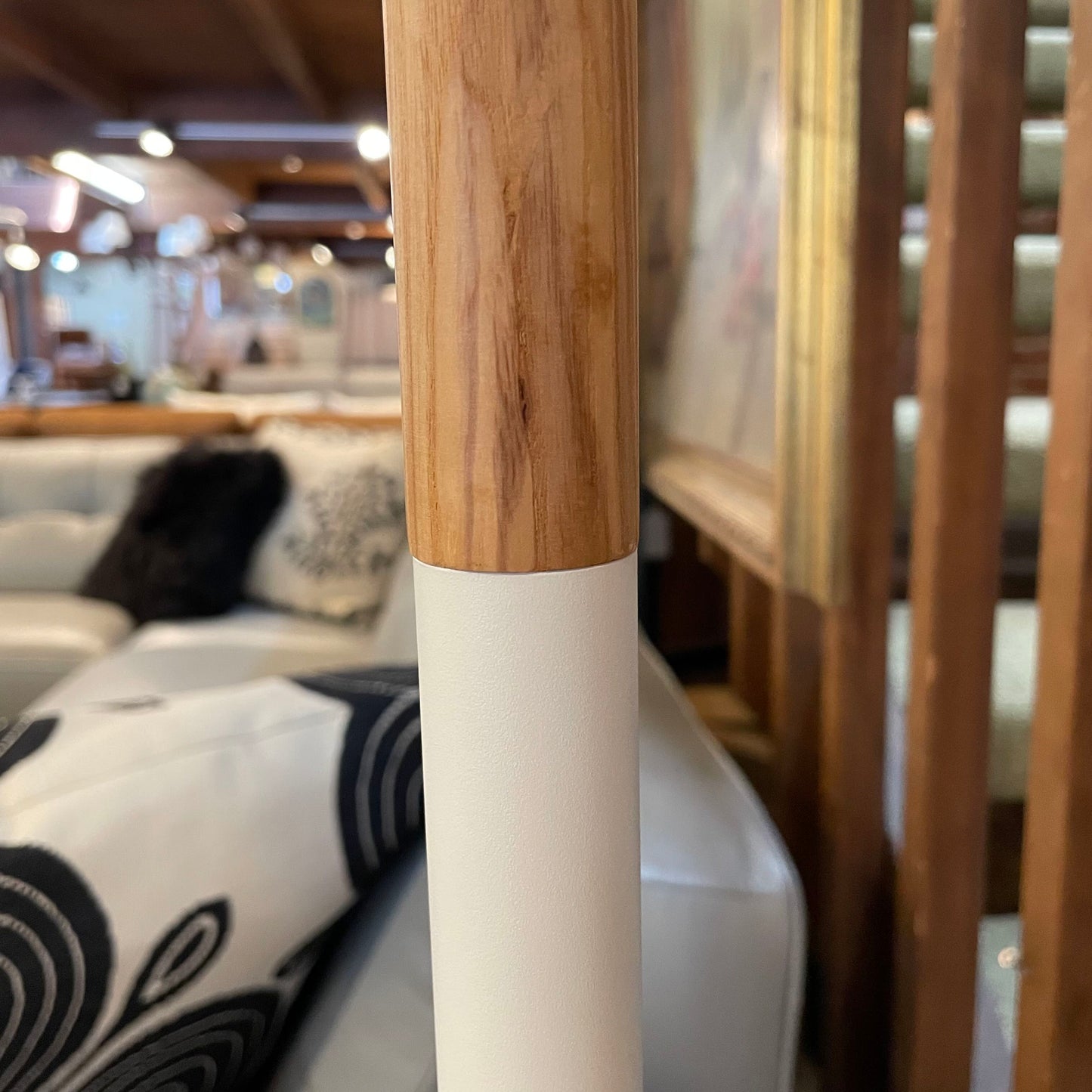Mod White Blonde Floor Lamp LAMPS