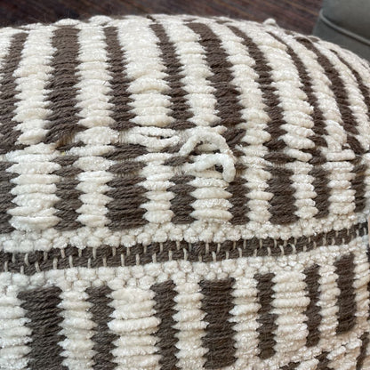 Round Large Pouf