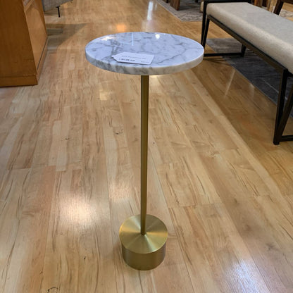 Marble Gold Small End Table