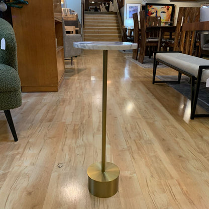 Marble Gold Small End Table