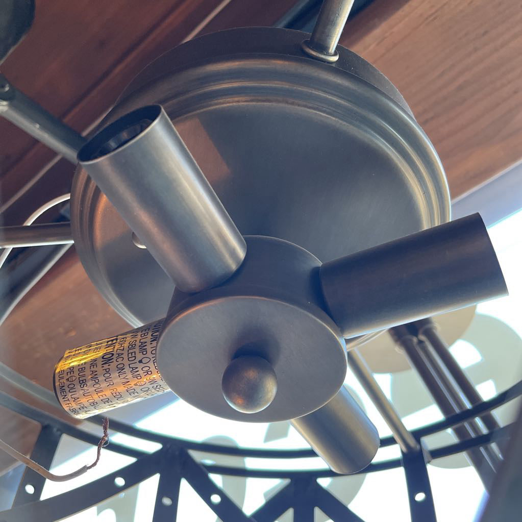 Flush-Mount Metal Dome Light