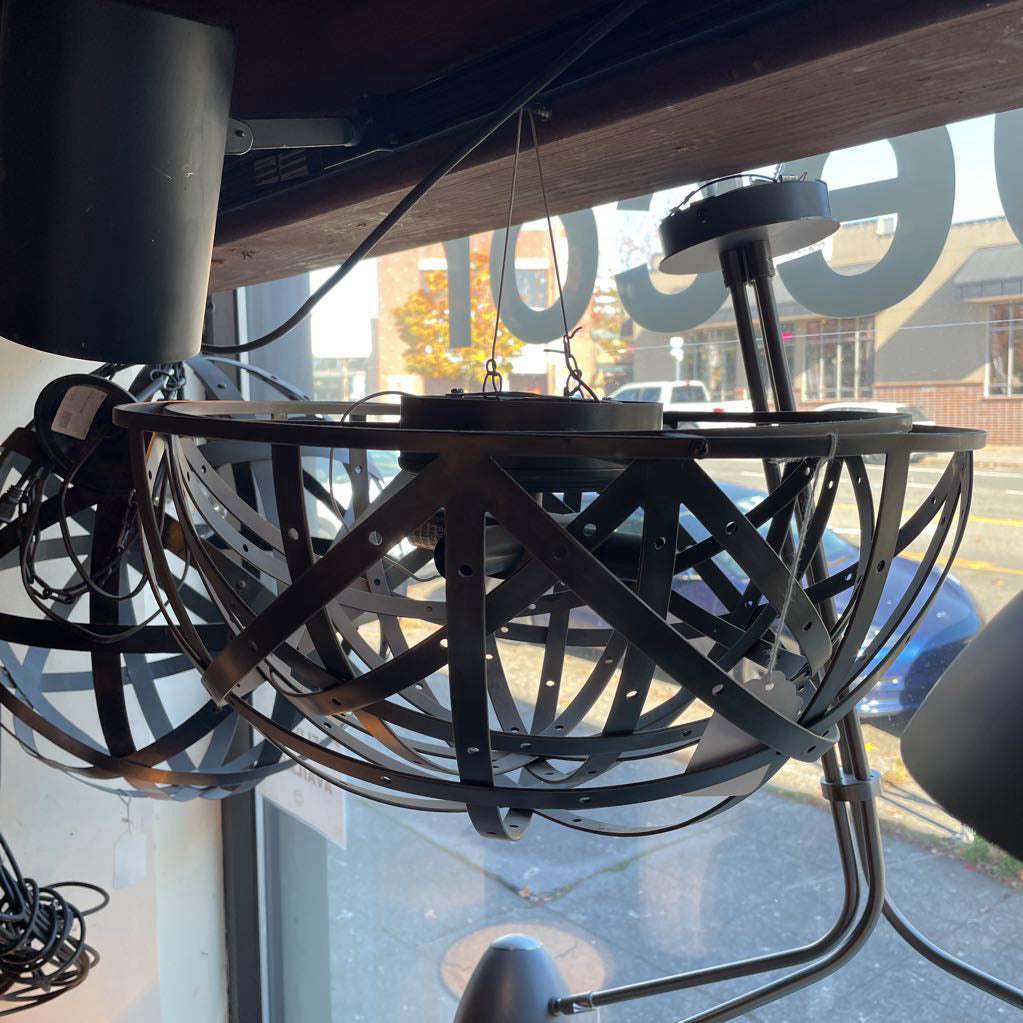 Flush-Mount Metal Dome Light