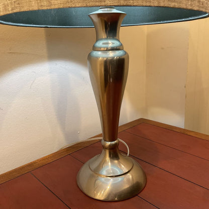 Silver Lamp with GrayShade LAMPS