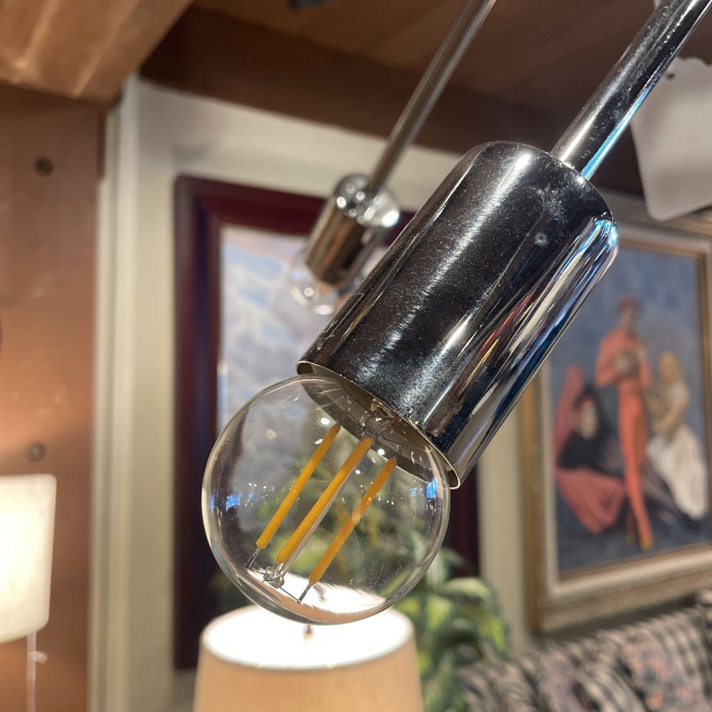 Chrome Adjust. Arm Chandelier LAMPS