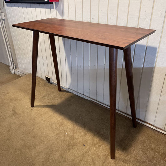 Walnut Rectangular Bar Table