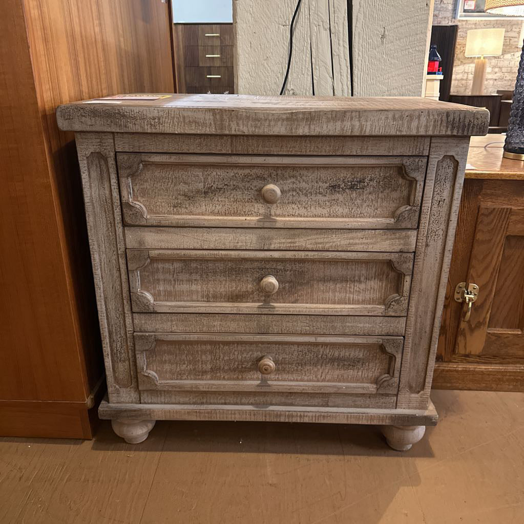 Rustic 3 Drawer Nightstand C NIGHTSTANDS
