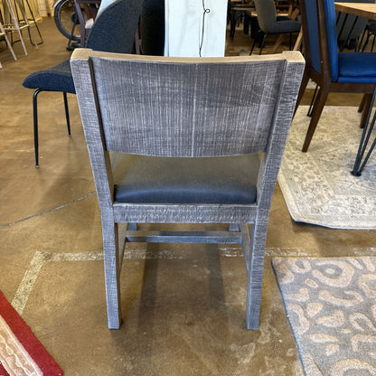 Rustic Upholstered Seat Wooden Chair C DINING CHAIRS