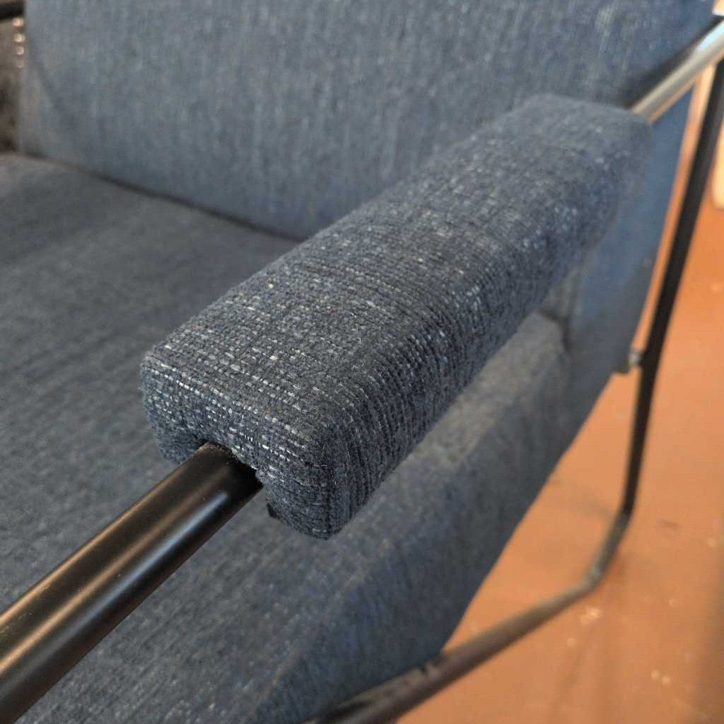 Mod Wooden Frame & Metal Base, Armchair U ACCENT CHAIRS