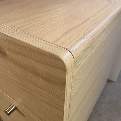 2 Drawer Rolling File Cabinet w Brassy Pulls C CABINETS