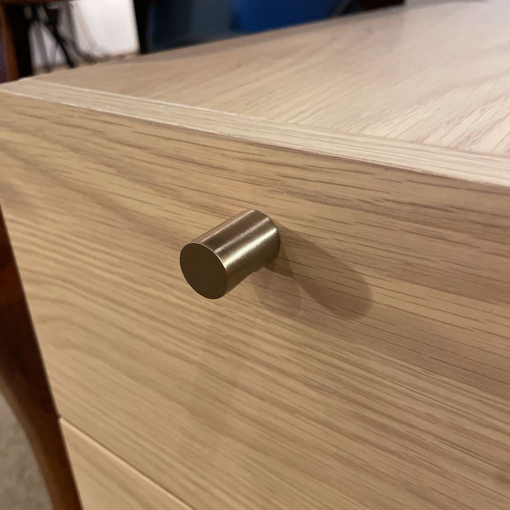 2 Drawer Rolling File Cabinet w Brassy Pulls C CABINETS