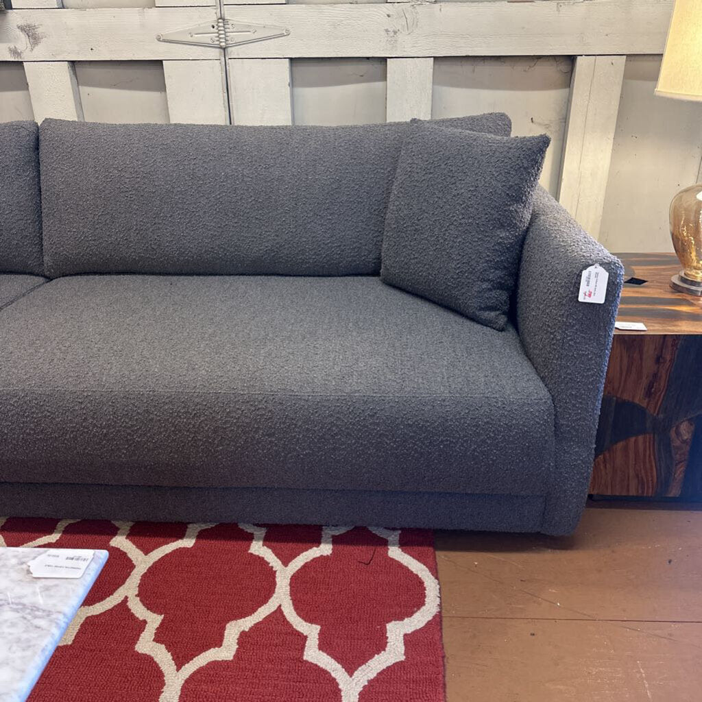 Domus 3-Seat RR Sofa, Gris Boucle