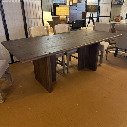 Burnt Oak Dining Table C DINING TABLES