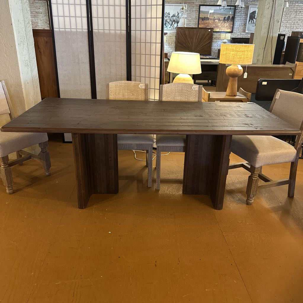 Burnt Oak Dining Table C DINING TABLES