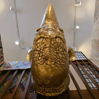 Gold Rhino Head UNIQUE FINDS