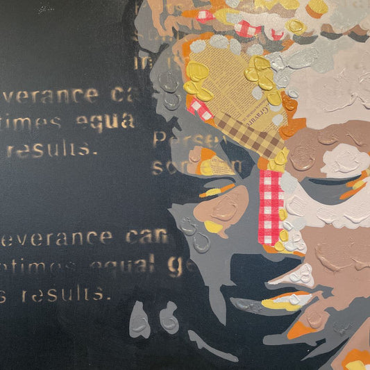 Buddha with Background Quotes Painting