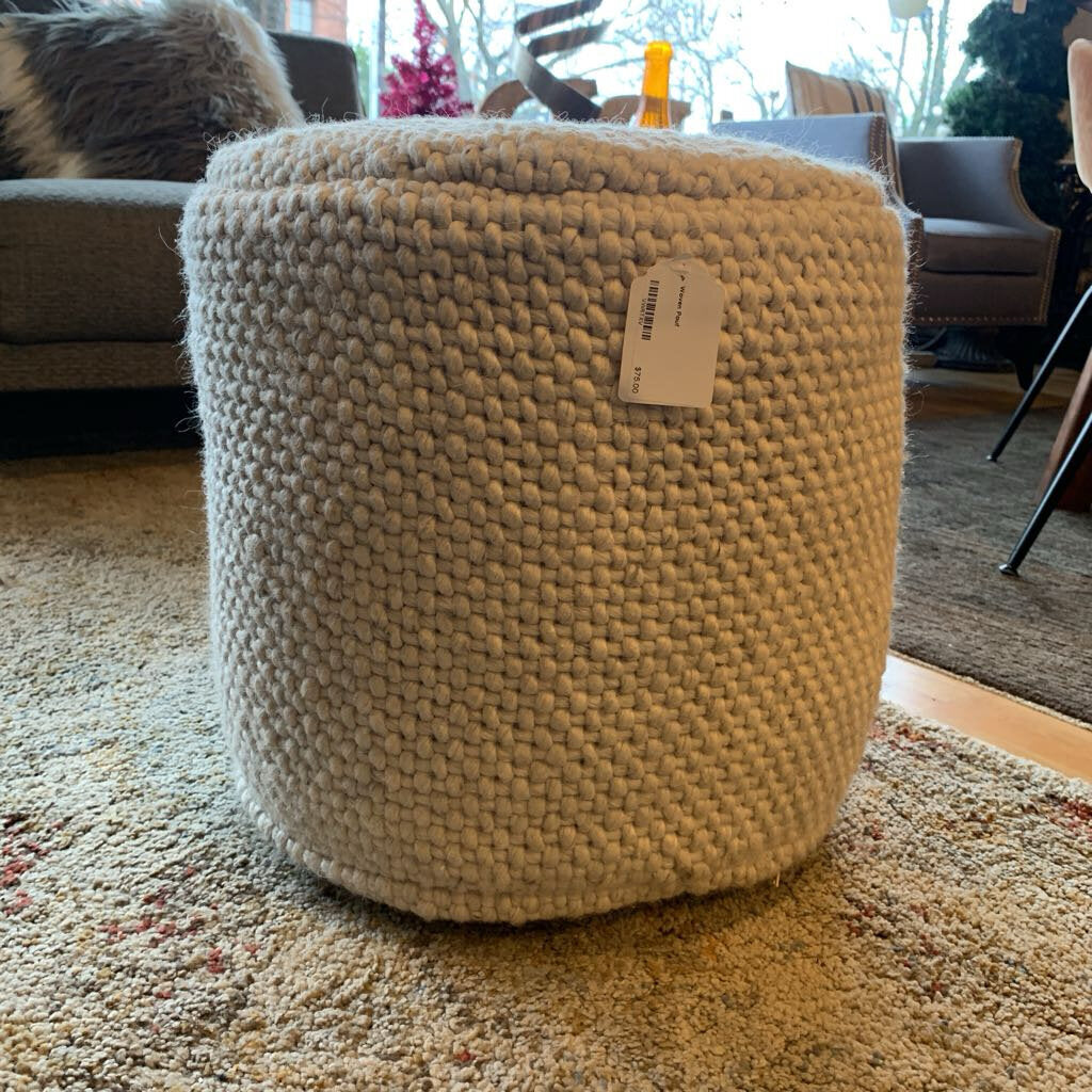 Woven Pouf
