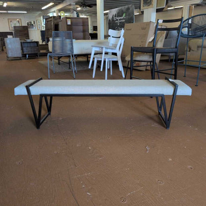 Cream Accent Bench C ACCENT BENCHES