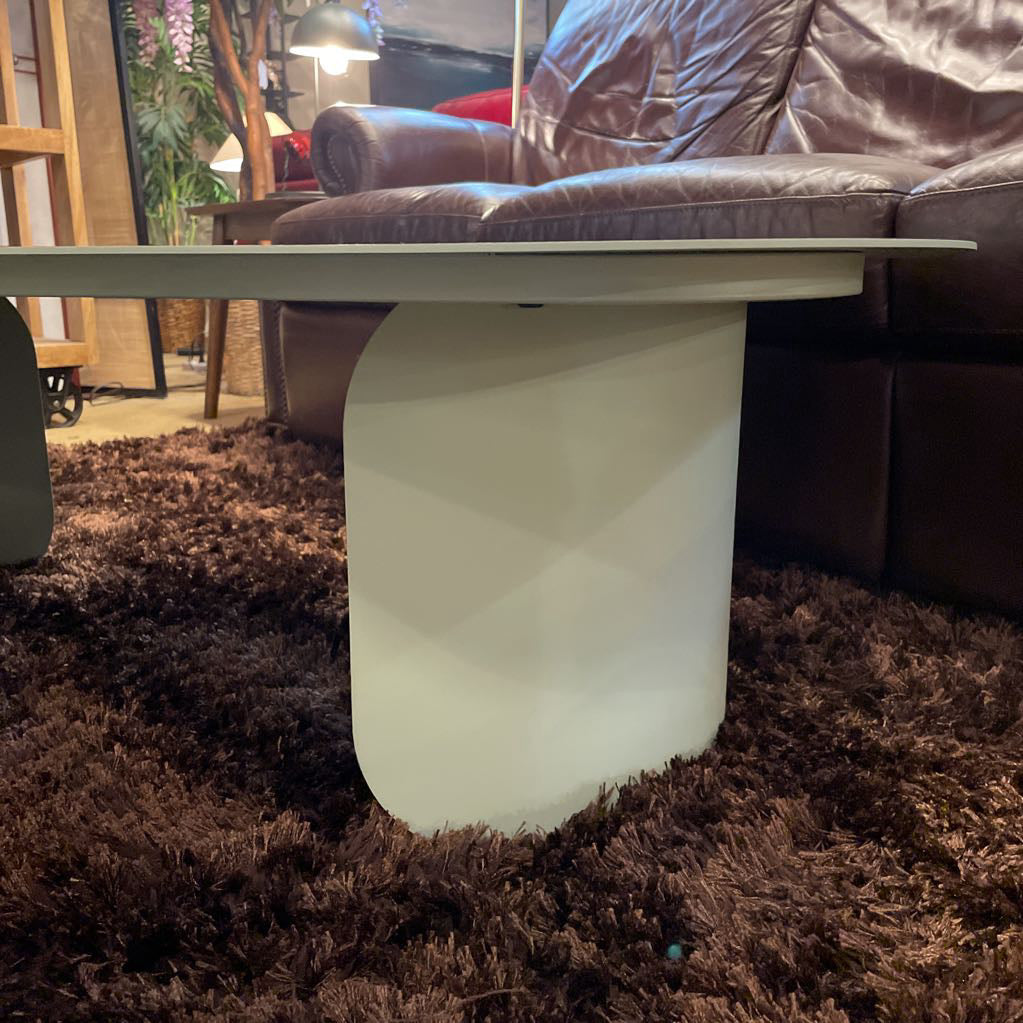 Metal Coffee Table with Curved Legs C COFFEE TABLES