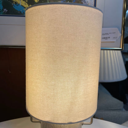 Travertine Short Table Lamp