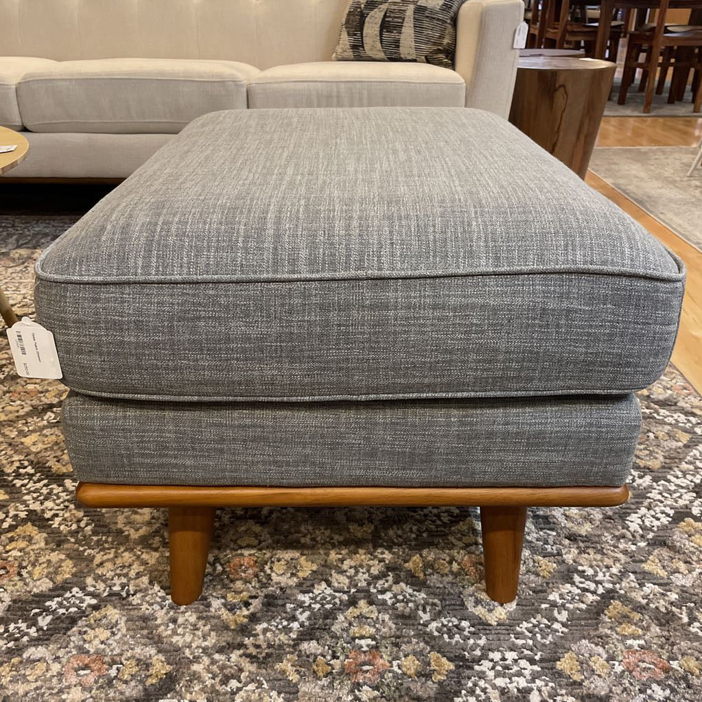 Timber Fabric Ottoman