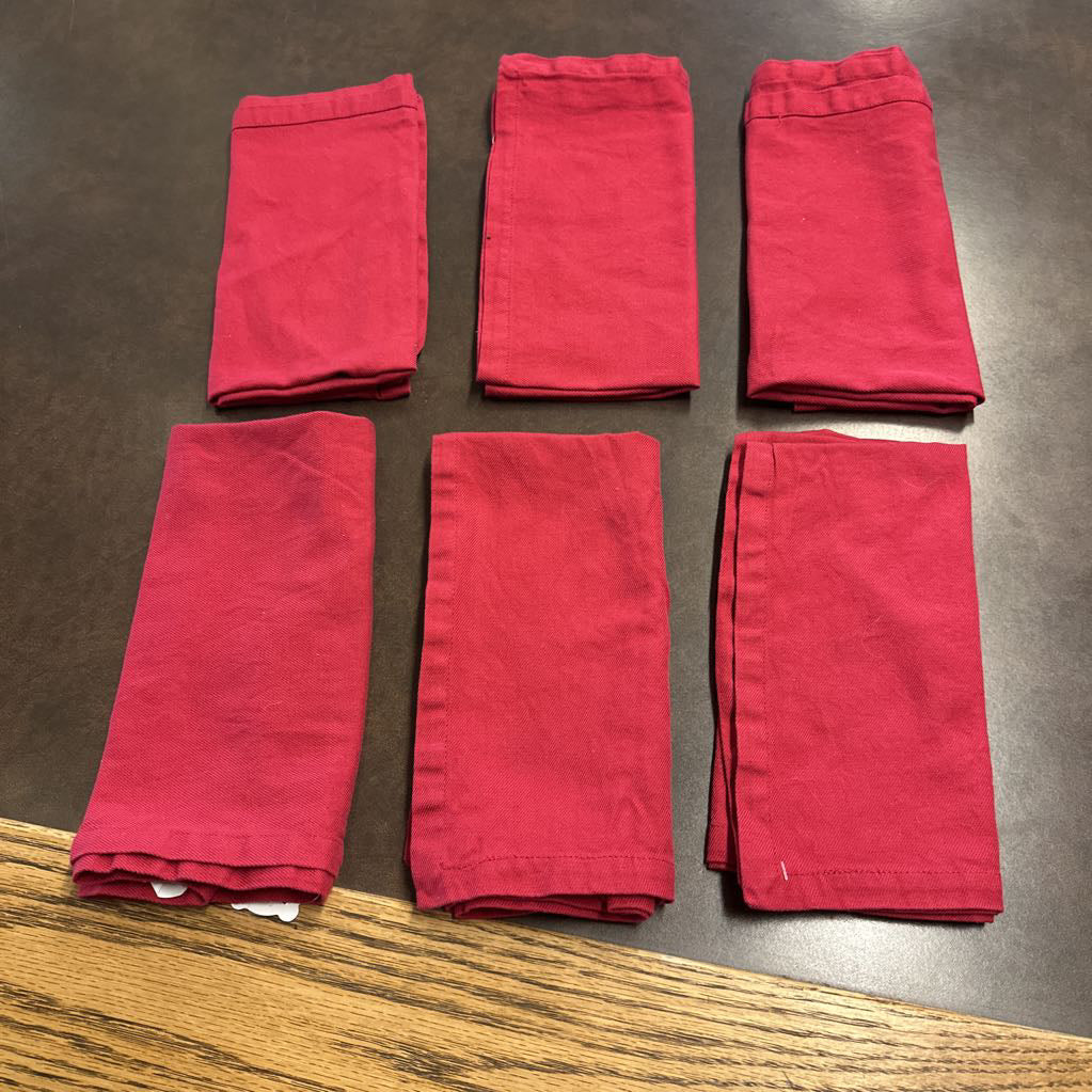 Red Fabric Napkin SMALLS