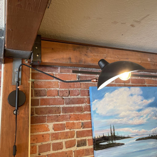 Black and Copper Sconce LAMPS