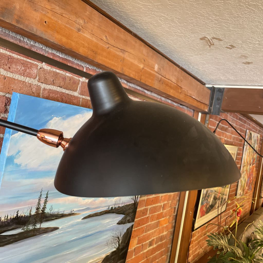 Black and Copper Sconce LAMPS