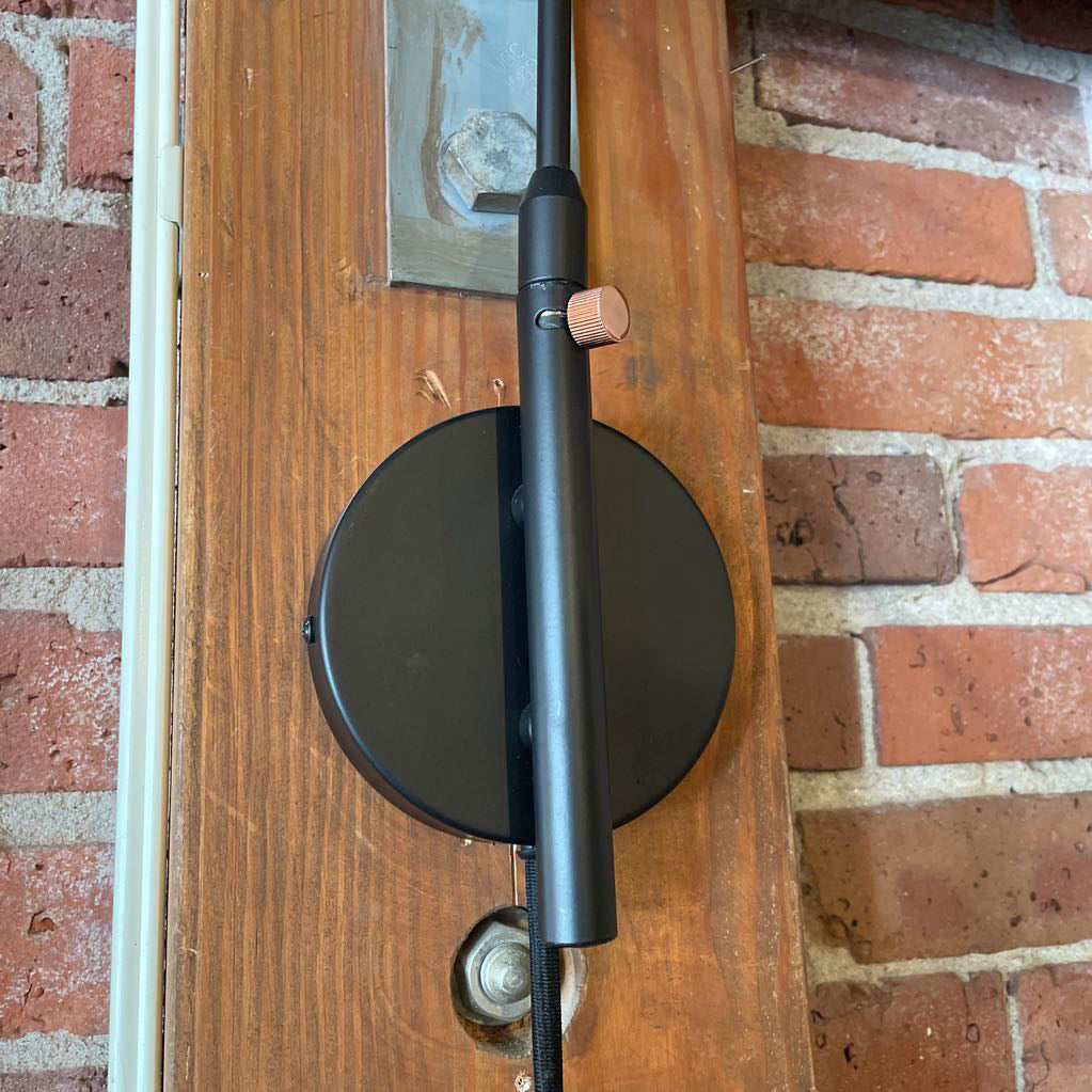 Black and Copper Sconce LAMPS