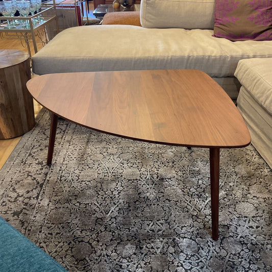 Walnut Wedge Coffee Table Large C COFFEE TABLES