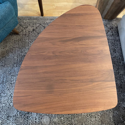 Walnut Wedge Coffee Table Large C COFFEE TABLES