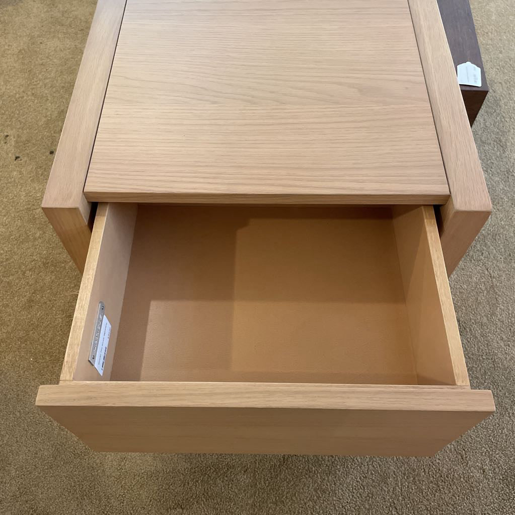 Wooden Two Drawer Nightstand C NIGHTSTANDS