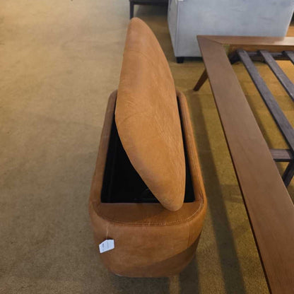 Rawhide Twinkie Storage Ottoman Small 32"