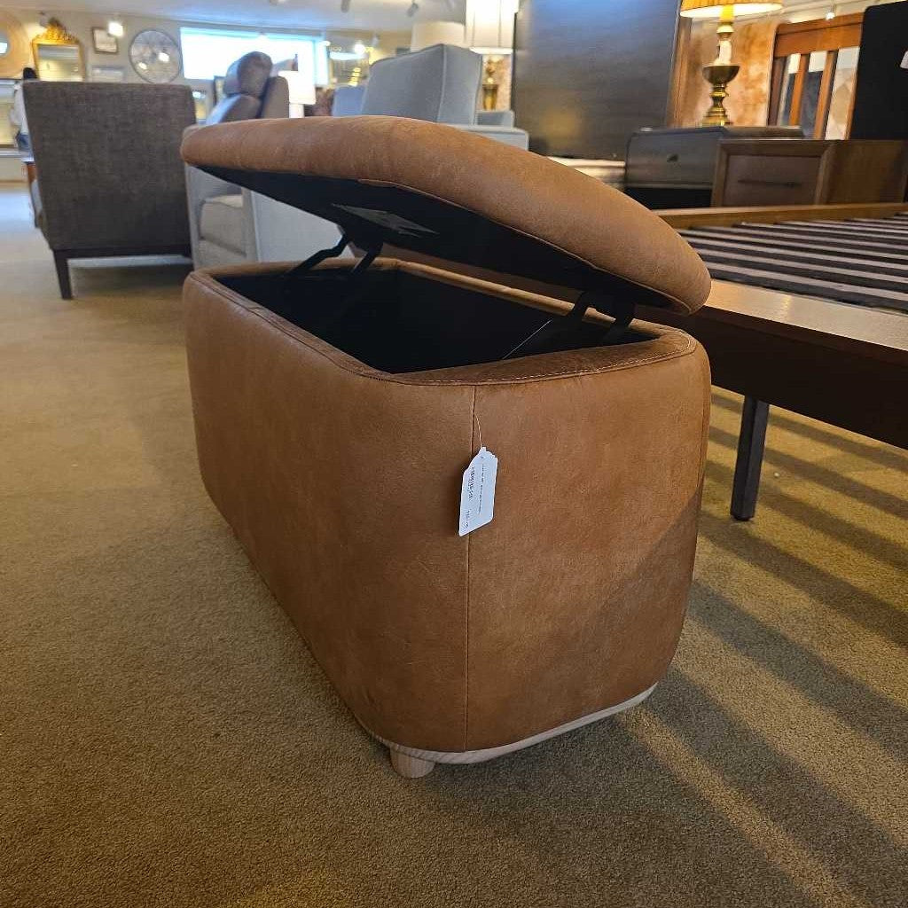 Rawhide Twinkie Storage Ottoman Small 32"