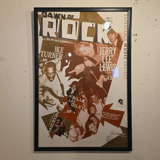 Dawn of Rock Experience Music Project Framed Poster