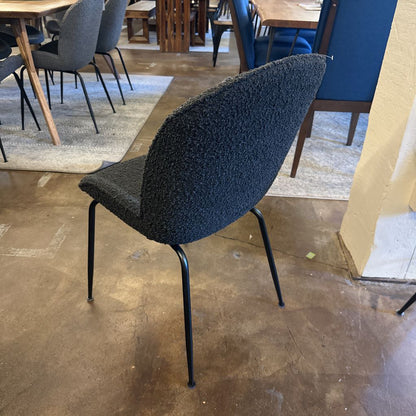 Black Boucle Chair C DINING CHAIRS