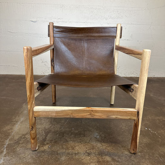 Leather Sling Chair