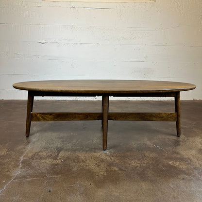Oval Mango Wood Coffee Table