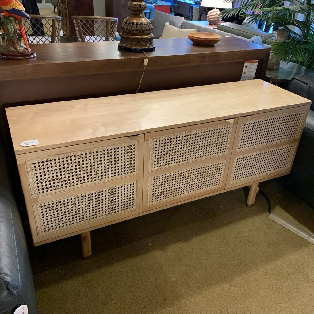 Natural Wicker Sideboard by Kardiel