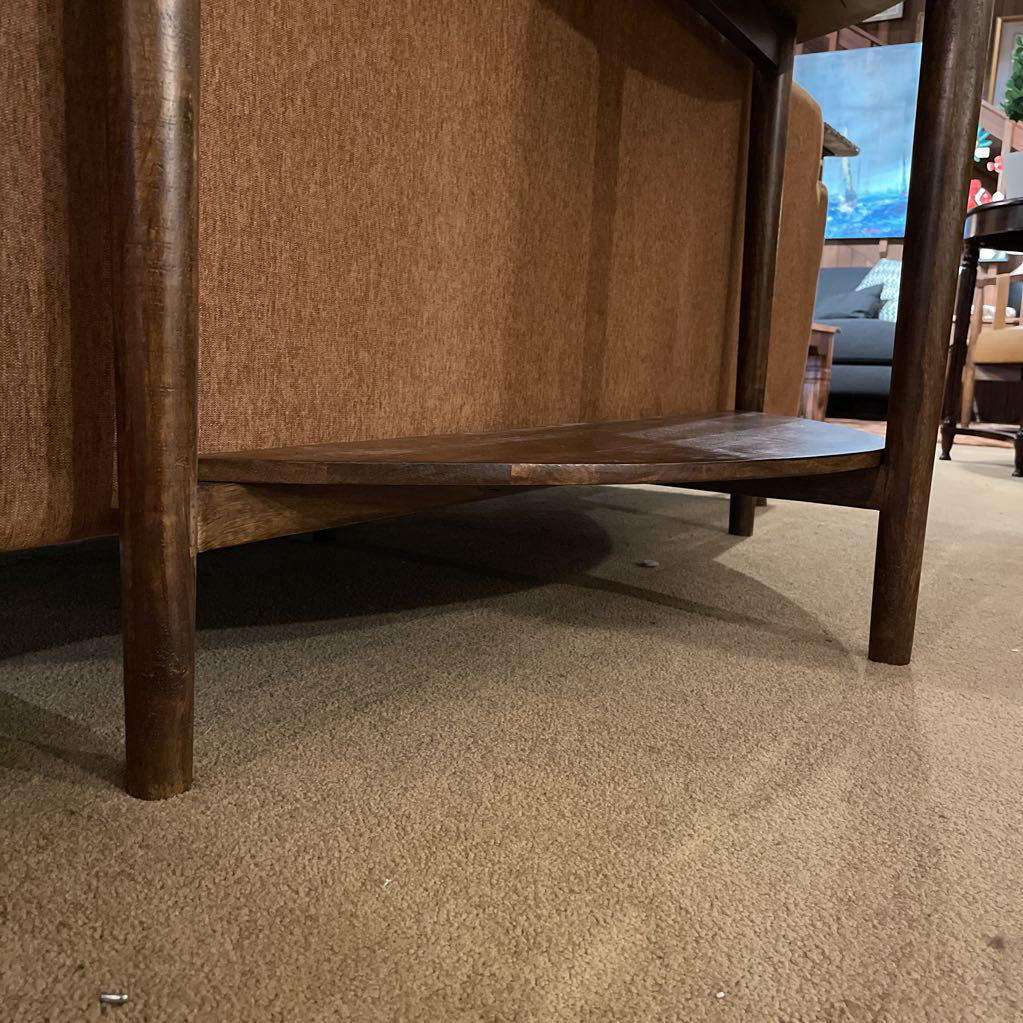Half Moon Mango Wood Console Table C CONSOLE TABLES