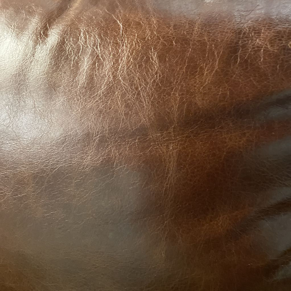 Metal Frame Brown Lthr Accent Chair U ACCENT CHAIRS